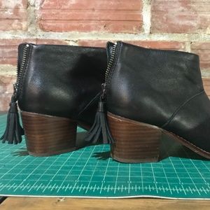 Toms Leila Booties with Tassel Zip